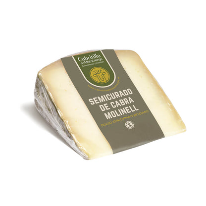 queso semicurado de cabra artesanal