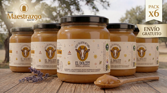 EL DOLCET (PACK DE 6 UNIDADES con envío incl.) - Dulce de leche de cabra artesanal